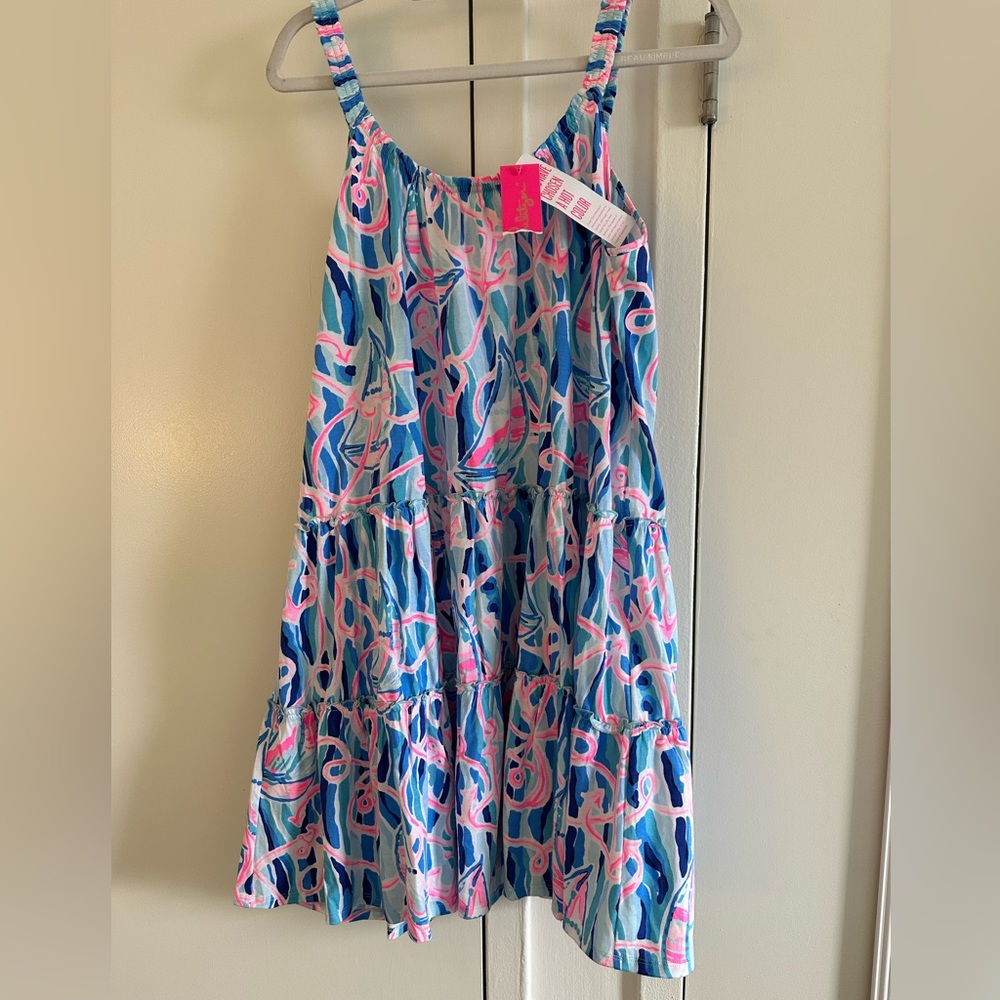 Lilly Pulitzer tiered dress. New with tags. Size L